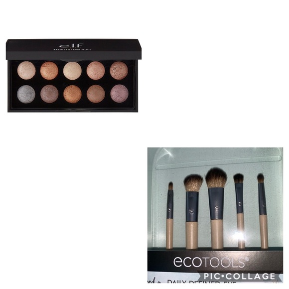 ELF Other - Makeup Bundle: e.l.f. Palette and EcoTools Brushes